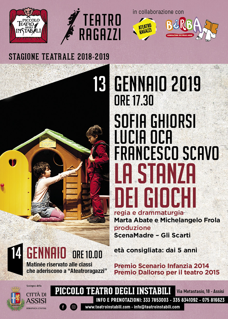 La stanza dei giochi - teatro ragazzi Assisi